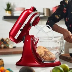 KitchenAid Artisan Mixer 156 Candy Apple With Glass Bowl With Free Gift -Kitchen Appliances Store 83671413 5