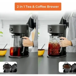 Geepas 700W Ice Tea & Coffee Maker Brews Iced Coffee Or Hot Coffee Machine 2.5L -Kitchen Appliances Store 83743698 4