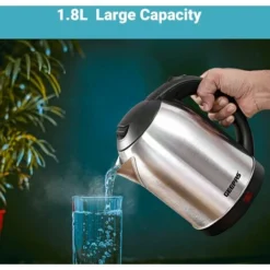 Electric Kettle Stainless Steel Cordless Jug 1.8L Overheat Protection Geepas -Kitchen Appliances Store 83743717 4