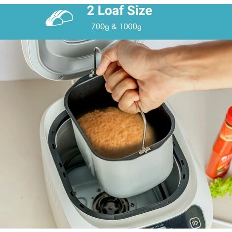 Digital Bread Maker Machine Automatic 12 Function Gluten Free Fast Bake 550W 1.5 5 Digital Bread Maker Machine Automatic 12 Function Gluten Free Fast Bake 550W 1.5 - Image 5