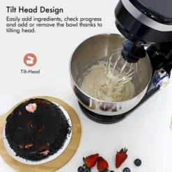 Stand Mixer 5L Mixing Bowl Beater Dough Hook 6Speed 1000W Stainless Steel Geepas 9 Stand Mixer 5L Mixing Bowl Beater Dough Hook 6Speed 1000W Stainless Steel Geepas -Kitchen Appliances Store 83743780 5