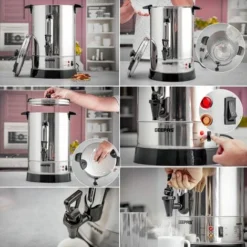 Commercial Catering Urn Kitchen Hot Water Boiler Tea Coffee Stainless Steel 15L -Kitchen Appliances Store 83743794 3