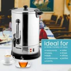 Commercial Catering Urn Kitchen Hot Water Boiler Tea Coffee Stainless Steel 15L -Kitchen Appliances Store 83743794 4