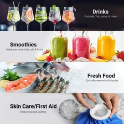 Countertop Ice Cube Maker Machine 2.2L Electric Fast Automatic Portable Geepas -Kitchen Appliances Store 83743813 5