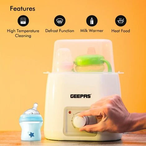 Baby Bottle Warmer Milk Baby Food Warmer Defrost Breast Milk 150W Geepas 2 Baby Bottle Warmer Milk Baby Food Warmer Defrost Breast Milk 150W Geepas - Image 2