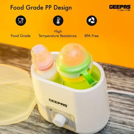 Baby Bottle Warmer Milk Baby Food Warmer Defrost Breast Milk 150W Geepas 5 Baby Bottle Warmer Milk Baby Food Warmer Defrost Breast Milk 150W Geepas - Image 5