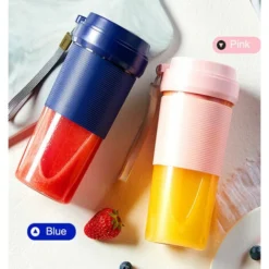 USB Rechargeable Portable Wireless Mini Mixer, 300ml, Waterproof, Suitable For Travel, Home, Office, Sports, Outdoor, Without BPA (blue) -Kitchen Appliances Store 85339856 4