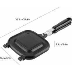 Double Sided Sandwich Maker Non Stick Toaster Breakfast Maker Home Baking Pan -Kitchen Appliances Store 85875832 3