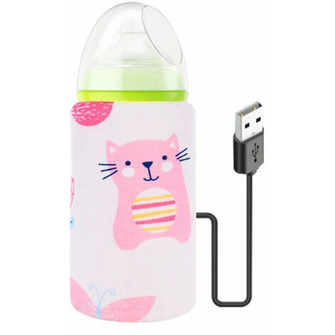 Portable USB Baby Bottle Warmer Thermostat For Outdoor Family Travel (Cat) 1 Portable USB Baby Bottle Warmer Thermostat For Outdoor Family Travel (Cat)