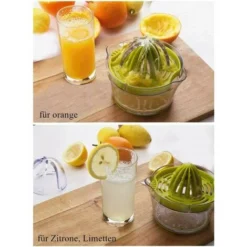 Manual Citrus Squeezer Lemon Squeezer 4 In 1 Citrus Squeezer Citrus Juicer With 400ml Container, Manual Citrus Squeezer Lemon Squeezer, Hand Squeezer Citrus Squeezer -Kitchen Appliances Store 85878863 4