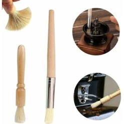 Pack Coffee Cleaning Brushes For Espresso Grinder With Wooden And Plastic Handle Coffee Machine Accessories Brush For Barista Home Kitchen Cafe Cleaning Tool -Kitchen Appliances Store 85942938 3