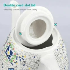 GTA Ceramic Electric Kettle, Boil Water Quickly And Easily, Removable Swivel Base And Boil Dry Protection, Hassle-Free Auto Shutoff, 1.5L, Pattern 7 GTA Ceramic Electric Kettle, Boil Water Quickly And Easily, Removable Swivel Base And Boil Dry Protection, Hassle-Free Auto Shutoff, 1.5L, Pattern -Kitchen Appliances Store 86207772 3