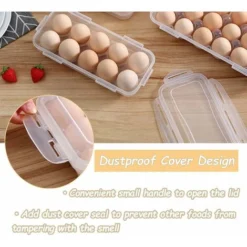 Pieces Fridge Egg Box, Clear Plastic Egg Box, Fridge Egg Box With Lid, Stackable Egg Holder, 10 Egg Capacity (Clear) 8 Pieces Fridge Egg Box, Clear Plastic Egg Box, Fridge Egg Box With Lid, Stackable Egg Holder, 10 Egg Capacity (Clear) -Kitchen Appliances Store 86608495 4
