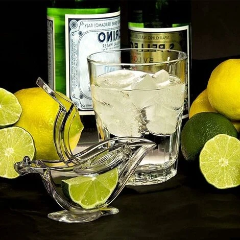 RHAFAYRE 4 Presse Citron Individuel, Presse-Citron Presse-Agrumes Manuel, Acrylique Clip Citron Manuel Fruits Presse-Agrumes Accueil Cuisine Bar Gadget, Presse Citron Individuel Design En Forme D'oise 2 RHAFAYRE 4 Presse Citron Individuel, Presse-Citron Presse-Agrumes Manuel, Acrylique Clip Citron Manuel Fruits Presse-Agrumes Accueil Cuisine Bar Gadget, Presse Citron Individuel Design En Forme D'oise - Image 2