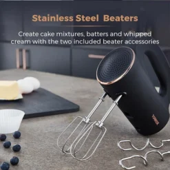 Tower Cavaletto Hand Mixer Black -Kitchen Appliances Store 87184006 4