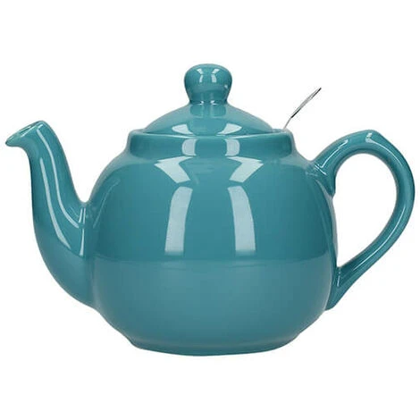 London Pottery Farmhouse Filter 2 Cup Teapot Aqua 1 London Pottery Farmhouse Filter 2 Cup Teapot Aqua