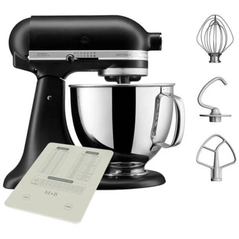 KitchenAid Artisan Mixer 125 Matte Black With Free Gift 1 KitchenAid Artisan Mixer 125 Matte Black With Free Gift