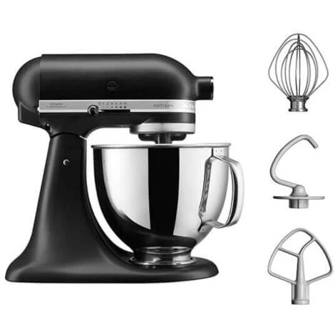 KitchenAid Artisan Mixer 125 Matte Black With Free Gift 2 KitchenAid Artisan Mixer 125 Matte Black With Free Gift - Image 2
