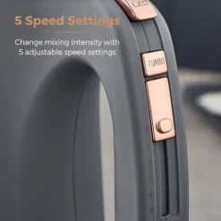 Tower Cavaletto Hand Mixer Grey -Kitchen Appliances Store 87184995 5