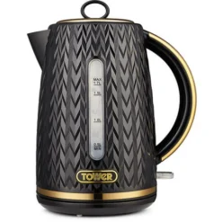 Tower Empire Kettle And 2 Slice Toaster Set Black -Kitchen Appliances Store 87185148 3