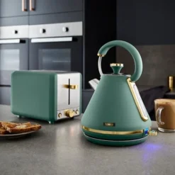 Tower Cavaletto Pyramid Kettle And 2 Slice Toaster Set Jade 7 Tower Cavaletto Pyramid Kettle And 2 Slice Toaster Set Jade -Kitchen Appliances Store 87185152 4