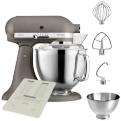 KitchenAid Artisan Mixer 185 Imperial Grey With Free Gift