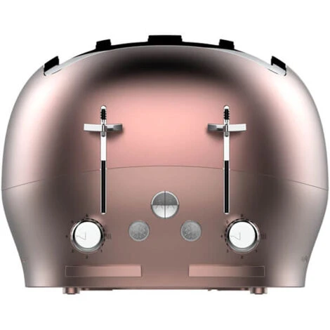 The Funky Appliance Company 4 Slice Toaster Rose Gold Pink 3 The Funky Appliance Company 4 Slice Toaster Rose Gold Pink - Image 3