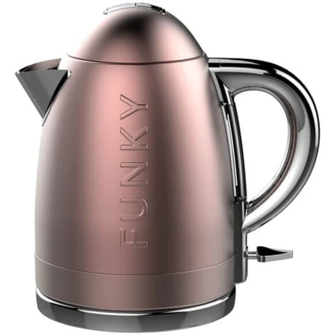 The Funky Appliance Company 1.7 Litre Kettle And 4 Slice Toaster Set Rose Gold Pink 2 The Funky Appliance Company 1.7 Litre Kettle And 4 Slice Toaster Set Rose Gold Pink - Image 2