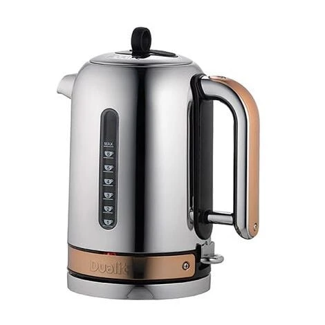 Dualit Classic Kettle Polished Stainless Steel And Copper Trim 2 Dualit Classic Kettle Polished Stainless Steel And Copper Trim - Image 2