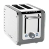 Dualit Architect 2 Slot Grey Body With Stainless Steel Panel Toaster