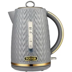 Tower Empire Kettle And 4 Slot Toaster Set Grey -Kitchen Appliances Store 87187053 3