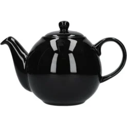 London Pottery Globe 4 Cup Teapot Gloss Black