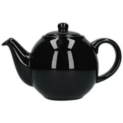London Pottery Globe 2 Cup Teapot Gloss Black