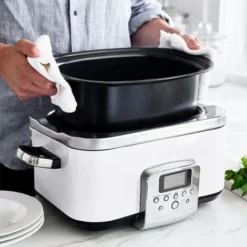 GreenPan Non-Stick Slow Cooker 6L Cream -Kitchen Appliances Store 87187494 5