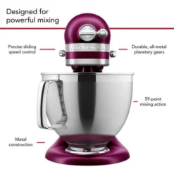 KitchenAid Artisan Mixer 195 Beetroot With Free Gift -Kitchen Appliances Store 87188088 3