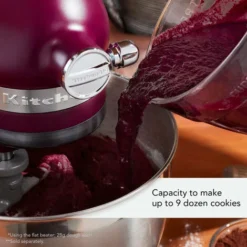 KitchenAid Artisan Mixer 195 Beetroot With Free Gift -Kitchen Appliances Store 87188088 4