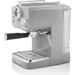 Swan Retro Grey Pump Espresso Coffee Machine -Kitchen Appliances Store 87188153 3