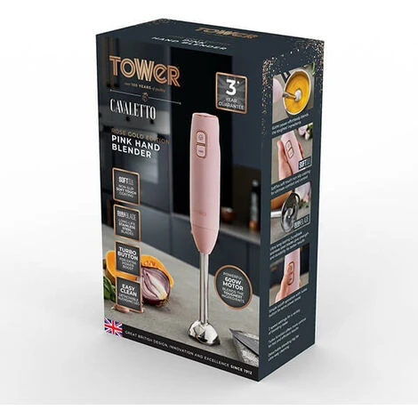Tower Cavaletto Stick Blender Pink 2 Tower Cavaletto Stick Blender Pink - Image 2