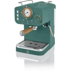 Swan Nordic Pine Green Pump Espresso Coffee Machine