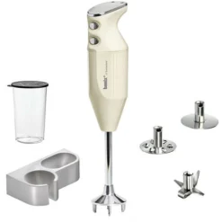 Bamix Mono C Cream Chrome Hand Blender
