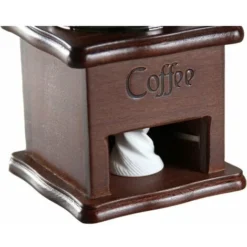 Manual Coffee Bean Grinder Hand Spice Herb Vintage Style Retro Wooden Burr Coffee Bean Grinder Knot Machine Cereal Grinder - Gift For Lover 8 Manual Coffee Bean Grinder Hand Spice Herb Vintage Style Retro Wooden Burr Coffee Bean Grinder Knot Machine Cereal Grinder - Gift For Lover -Kitchen Appliances Store 87616592 4