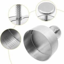 Burger Press, Adjustable Stainless Steel Nonstick Hamburger Press, For Parties, Dinners, BBQs, Dishwasher Safe -Kitchen Appliances Store 87644746 3