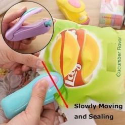 Mini Bag Sealer, Household Mini Portable Sealing Machine, Portable Heated Bag Sealer, Mini Heated Bag Se -Kitchen Appliances Store 87858417 3
