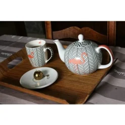 Tea Infuser Teapot - Stainless Steel Infuser (Gold) -Kitchen Appliances Store 87859550 4