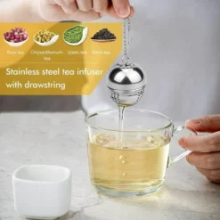 2 Pieces Tea Infuser, Stainless Steel Tea Infuser ø 4 Cm Tea Filter For Tea, Spices And Seasonings 7 2 Pieces Tea Infuser, Stainless Steel Tea Infuser ø 4 Cm Tea Filter For Tea, Spices And Seasonings -Kitchen Appliances Store 87859708 3
