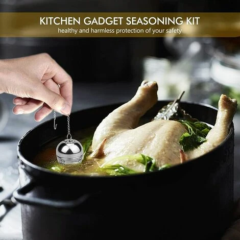 2 Pieces Tea Infuser, Stainless Steel Tea Infuser ø 4 Cm Tea Filter For Tea, Spices And Seasonings 4 2 Pieces Tea Infuser, Stainless Steel Tea Infuser ø 4 Cm Tea Filter For Tea, Spices And Seasonings - Image 4