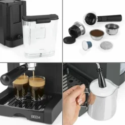 BEEM ESPRESSO-PERFECT Espresso Portafilter Machine With Capsule Insert - 20 Bar 8 BEEM ESPRESSO-PERFECT Espresso Portafilter Machine With Capsule Insert - 20 Bar -Kitchen Appliances Store 87945940 4