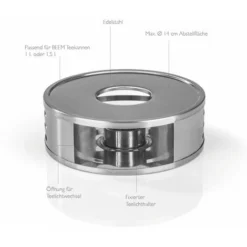 BEEM Stövchen Teapot Warmer- Stainless Steel -Kitchen Appliances Store 87945975 4