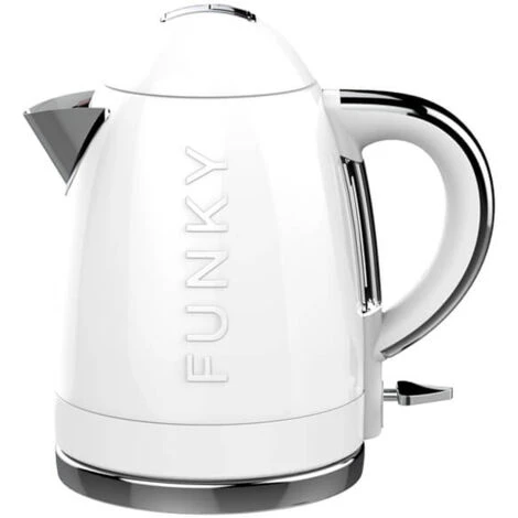 The Funky Appliance Company 1.7 Litre Kettle And 4 Slice Toaster Set White 2 The Funky Appliance Company 1.7 Litre Kettle And 4 Slice Toaster Set White - Image 2