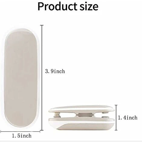GDRHVFD Mini Bag Sealer, Food Saver Vacuum Sealer Machine, Chip Bag Heat Sealer, Portable Bag Sealer For Plastic Bags, 2 In 1 Portable Plastic Bag Sealer And Cutter With Detachable Hook 3 GDRHVFD Mini Bag Sealer, Food Saver Vacuum Sealer Machine, Chip Bag Heat Sealer, Portable Bag Sealer For Plastic Bags, 2 In 1 Portable Plastic Bag Sealer And Cutter With Detachable Hook - Image 3